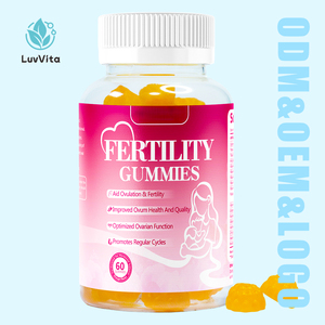 Gummies de fertilité pour femmes : Complément alimentaire avec acide folique, vitamines et biotine pour soutenir la santé des follicules et favoriser des cycles réguliers - Product Image 1
