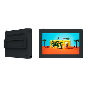 Pantalla Gigante para Montaje en Pared Exterior 4K de 75 Pulgadas, 2000 Nits, Cristal de 6mm, IP65, Android 2+32GB con Texto para Edificios de Sede Corporativa - Product Image 1