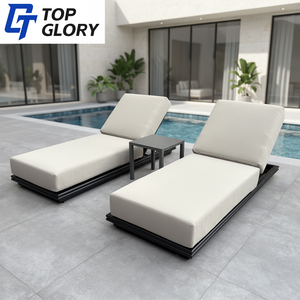 Tumbona Moderna de Aluminio para Exteriores TG, para Hoteles, Piscinas, Solución Integral Comercial, Proveedor de Muebles de Foshan - Product Image 4