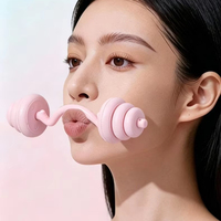 Dispositivo de Levantamiento Muscular Facial, Entrenador de Contorno de Barbilla, Moldeador Facial ABS, Antienvejecimiento Físico, Seguro, Ajustable, Duradero, Yoga Facial