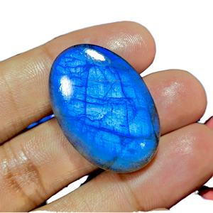 ลาบราโดไรต์เกรด AAA ทรงคุชชั่น  หินลาบราโดไรต์สำหรับทำแหวนและเครื่องประดับ  หินหลวมขายส่งจำนวนมาก - Product Image 3