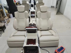 Siège automobile VIP motorisé de luxe pour conversion MPV Van Ram Van 1500 Alphard Sienna Vellfire Express Lexus LM300 - Product Image 2
