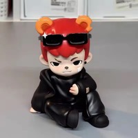 Figurines décoratives en PVC de la série TNT Boy Rayan Natural Born Player V4, lot de 9 pièces/boîte, best-seller, authentiques, mini-jouets de collection