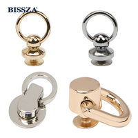 Rivet à tête ronde en métal 8mm/10mm, à visser, pour sacs, téléphones et artisanat