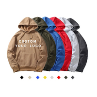 Sweats à capuche personnalisés pour hommes Sweat à capuche en coton à épaules tombantes Pull oversize Sweat à capuche lourd pour hommes