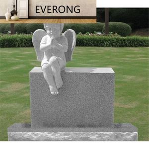 Stèles funéraires en granit personnalisées de style américain moderne, pierres tombales et monuments polies et sculptées - Product Image 2