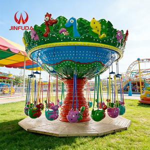 Vergnügungspark 16-Personen-Fahrgeschäfte: Luxuriöse Chairoplane für Kinder, elektrische Flugstühle, kleine extreme Schaukelspiele - Product Image 2
