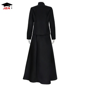 Costume <span class=keywords><strong>de</strong></span> prêtre noir long pour Halloween et jeux <span class=keywords><strong>de</strong></span> rôle en église - Product Image 3