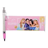 Stylo promotionnel économique FOCUS avec logo personnalisé, papier à rouler, couleur personnalisée, sérigraphie, vente en gros, écriture fluide, portable