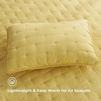 Ensemble de couettes King Motif de points uniques Couvre-lit matelassé léger Couvre-lit réversible en microfibre douce pour toutes les saisons