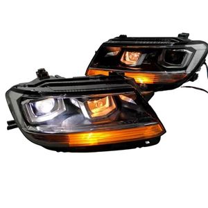 Convient pour 17-21 Volkswagen <span class=keywords><strong>Tiguan</strong></span> L Phare semi-assemblé, haut et bas, et Original <span class=keywords><strong>Tiguan</strong></span> L Phare Assembly. - Product Image 1