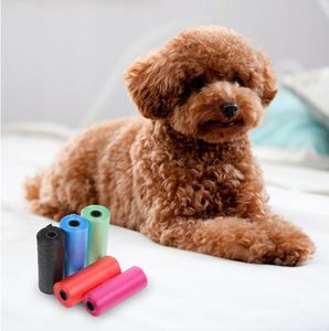 Sacs à déjections pour animaux de compagnie jetables, sacs de ramassage de crottes de chien portables, imprimés avec des empreintes de pattes, fournitures de nettoyage pour animaux de compagnie - Product Image 4