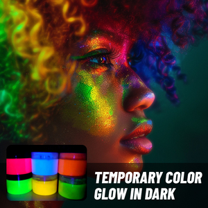 Fabricante de fábrica temporal lavable color de pelo tinte brillo en la oscuridad - Product Image 4