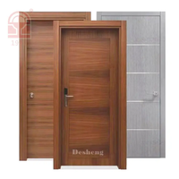 Usine intelligente Offre Spéciale conception de portes en bois Portes intérieures en bois massif Portes intérieures en bois luxueuses