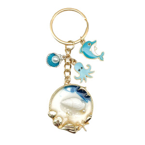 Đại Dương Loạt Nhỏ Giọt Dầu <span class=keywords><strong>Keychain</strong></span>-Bãi Biển Sao Biển Rùa Nàng Tiên Cá Thiết Kế Sáng Tạo Ba Lô Xe Quyến Rũ Bán Buôn - Product Image 4