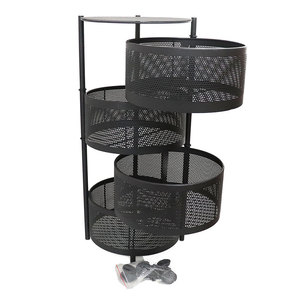 Cesta giratoria de almacenamiento de juguetes, estante para aperitivos, armario de almacenamiento con casillero para sala de estar, soportes y estantes de almacenamiento modernos - Product Image 4