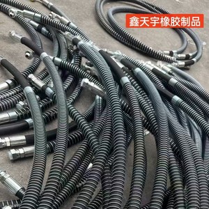 Ensemble de tuyaux Xintianyu 10x5mm avec renfort en fil spiralé, revêtement extérieur en caoutchouc EPDM NBR, résistant à l'huile, tuyau hydraulique - Product Image 2