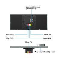 Panneau tactile intelligent KNX 6 pouces à double écran, bouton rotatif, contrôle de scène à quatre micros, 52 appareils, Android 8.1 pour l'automatisation des maisons, hôtels et bâtiments
