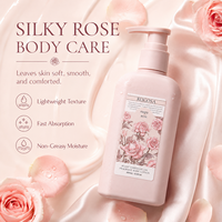 Lotion corporelle OEM ODM 250g à la rose, blanchissante, parfum longue durée, huile naturelle, soin hydratant et réparateur pour femmes, vente en gros