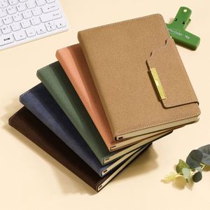Libreta de Cuero PU A5 2026 al por Mayor, Agenda de Negocios con Logotipo Personalizado, Diario para Reuniones, Nueva Moda, Cierre Magnético, Cubierta de Papel, 100 Hojas - Product Image 2