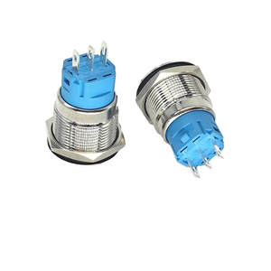 19mm 메탈 10A IP65 방수 <span class=keywords><strong>250VAC</strong></span> 푸시 버튼 스위치 3핀 무조명 셀프락/자동복귀 모멘터리 - Product Image 4