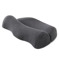Oreiller en mousse à mémoire de forme pour dormir sur le côté, le dos ou le ventre, design ergonomique pour soulager les douleurs au cou et aux épaules