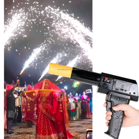 Pistolet à glace carbonique portatif en aluminium SFX, mini lanceur de feux, système de tir de étincelles pour fontaines de scène et pyrotechnie de mariage