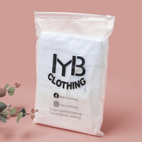 Sacs à fermeture éclair, pochette à fermeture éclair pour t-shirt et maillot de bain avec Logo imprimé personnalisé, sacs en plastique pour vêtements, LDPE accepté