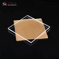 Plaque acrylique décorative transparente HUASHUAITE 3mm X1220 X 2440mm 4ft X 6ft 8mm 15mm 16mm