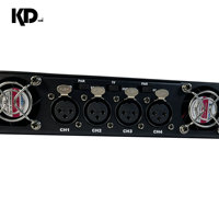 Amplificateur de puissance audio 4 canaux D4-800 8 ohms stéréo 2000 watts métal