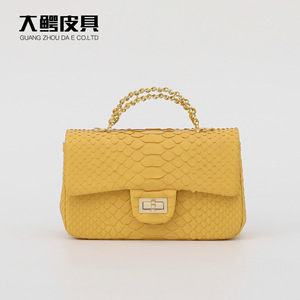 Túi da trăn của phụ nữ 2025 mới nhỏ phong cách thơm túi <span class=keywords><strong>x</strong></span>ách nữ xu hướng thời trang chuỗi Túi đeo chéo túi vuông nhỏ của phụ nữ - Product Image 2