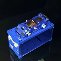 YC-DZ033 2026 Nuevo Kit de Modelo de Coche Deportivo Azul MOC City, Juguetes de Construcción DIY con Pequeñas Partículas, Regalo para Niños, Sets de Bloques de Construcción