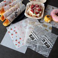 Papel Antigrasa Personalizado con Diseño Gratuito, Impresión Digital a Doble Cara CMYK, Papel Reciclado Sin Recubrimiento, Sin Madera, 50 g/m²