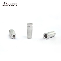 Elong Archery Supplies – Insert en aluminium pour flèche en carbone, diamètre intérieur 7,62 mm, support de flèche en aluminium