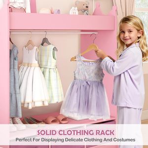 <span class=keywords><strong>Armario</strong></span> <span class=keywords><strong>Montessori</strong></span> Moderno de Tamaño Pequeño 2025 para Niñas, Organizador de Almacenamiento Rosa para Guardería, <span class=keywords><strong>Armario</strong></span> para Dormitorio, Escuela y Sala de Estar - Product Image 6