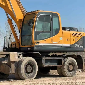 Excavatrice sur pneus Hyundai 210W-9 originale de Corée d'occasion 21ton 220LC-9 215 225 220 Excavateurs d'occasion en meilleure vente - Product Image 1