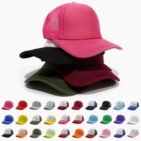 Gorras de camionero personalizadas Logotipo de color personalizado Equipado Unisex Transpirable Béisbol Fútbol Esponjas Deportes Equipo Gorras Sombreros