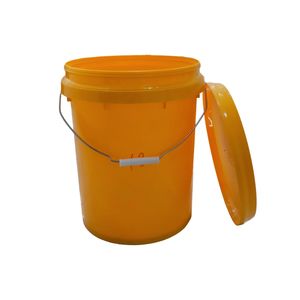 Cubos de Plástico PP de 20L, Blancos/Amarillos/Varios Colores, Herméticos y a Prueba de Fugas, con Tapa a Presión para Productos Químicos, Pintura, Gasolina y Aceite de Motor - Product Image 3