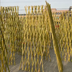 Защита уединения сада от непогоды, недорогой Натуральный Бамбуковый рулон ограждения