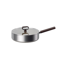 Ensemble de casseroles en acier inoxydable 304 tri-couches, série titane fondu, antiadhésif, compatible gaz et induction, poêle de cuisson C