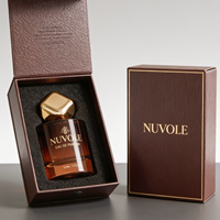 Flacons de parfum vides de luxe, bleus, ronds, 50 ml, flacon de parfum en verre 30 ml, 100 ml, avec emballage boîte et logo personnalisé