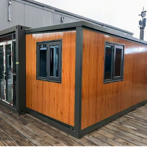 Petite maison de <span class=keywords><strong>montagne</strong></span> détachable, mobile, préfabriquée, abri de camping pour hôtels, appartements, panneau sandwich en bois et acier durable - Product Image 1