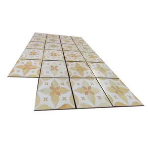 Natural Yellow Onyx Marble Waterjet Inlay Marble Medallion Mosaic Pattern Floor Design Tiles