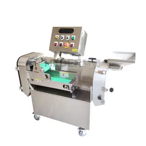 Automatic Multi Function Double End Leafy Root Fruits Chopper Vegetable Cutting Cutter Machine Price