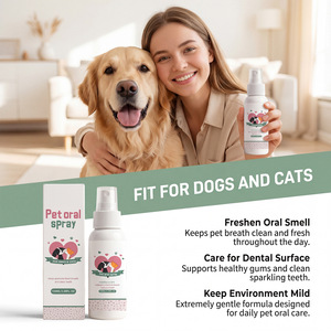 Spray buccal pour chiens et chats – Haleine fraîche et protection des gencives – Nettoyage des dents – Soin dentaire général pour chats et chiens - Product Image 3
