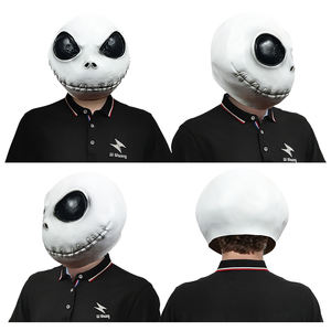 Máscara <span class=keywords><strong>de</strong></span> miedo personalizada para fiesta <span class=keywords><strong>de</strong></span> Halloween, pesadilla <span class=keywords><strong>antes</strong></span> <span class=keywords><strong>de</strong></span> Navidad, máscara <span class=keywords><strong>de</strong></span> fiesta <span class=keywords><strong>de</strong></span> Cosplay espeluznante <span class=keywords><strong>de</strong></span> la película Jack Skellington para adultos - Product Image 6