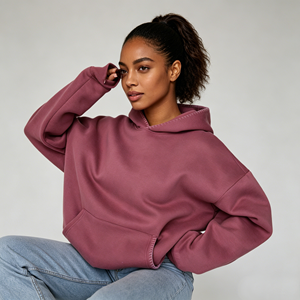Sudadera con capucha cálida para <span class=keywords><strong>mujer</strong></span> con cremallera, forro grueso, estilo casual de otoño, estilo <span class=keywords><strong>Trapstar</strong></span>, con cremallera y pedrería personalizada - Product Image 6