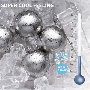 <span class=keywords><strong>Coffret</strong></span> en bois fait main pour whisky, verres à vin, grandes boules de refroidissement en acier inoxydable pour la fête <span class=keywords><strong>des</strong></span> pères, cadeaux d'anniversaire - Product Image 5