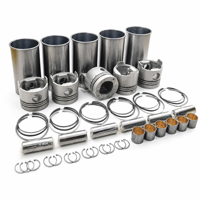 Kit de révision et de réparation de pièces de moteur diesel 1-11261-242-0 6BD1 6BG1, ensemble de chemises de cylindre, compatible Isuzu