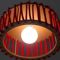Lampe suspendue créative rétro colorée de style Memphis, luminaire de restaurant vintage, lustre suspendu pour salle à manger, luminaire pour plafond haut.